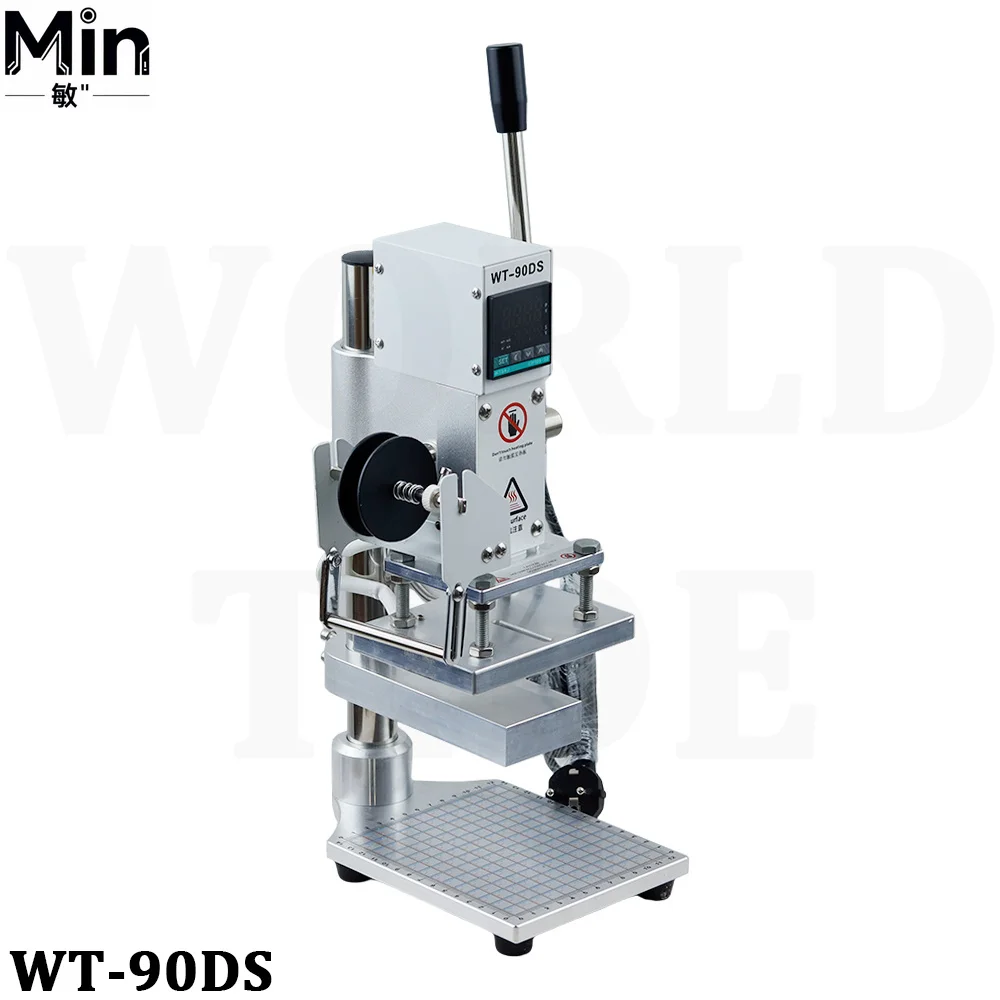 Desktop Small Manual Hot Stamping Machine Leather Hot Press Indentation Branding Machine for Leather Craft Printing