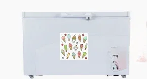 

#high quality 12v24v single door deep chest solar freezer 308 liter homeuse cooling energy odem&oem solar panel battery