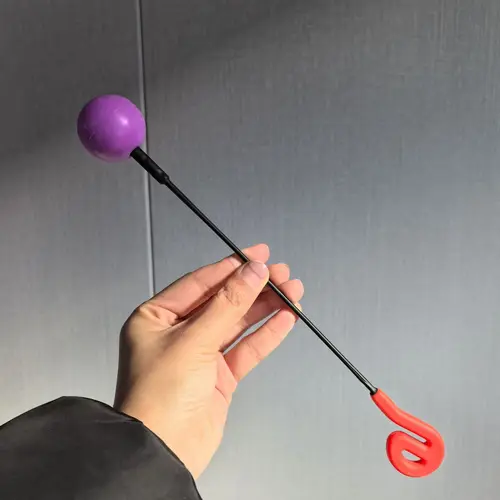 Imagen 2 del producto Mazo de fricción de dos o una pieza, Gong Flumi de silicona para Yoga, terapia, instrumento Muscial de percusión de meditación