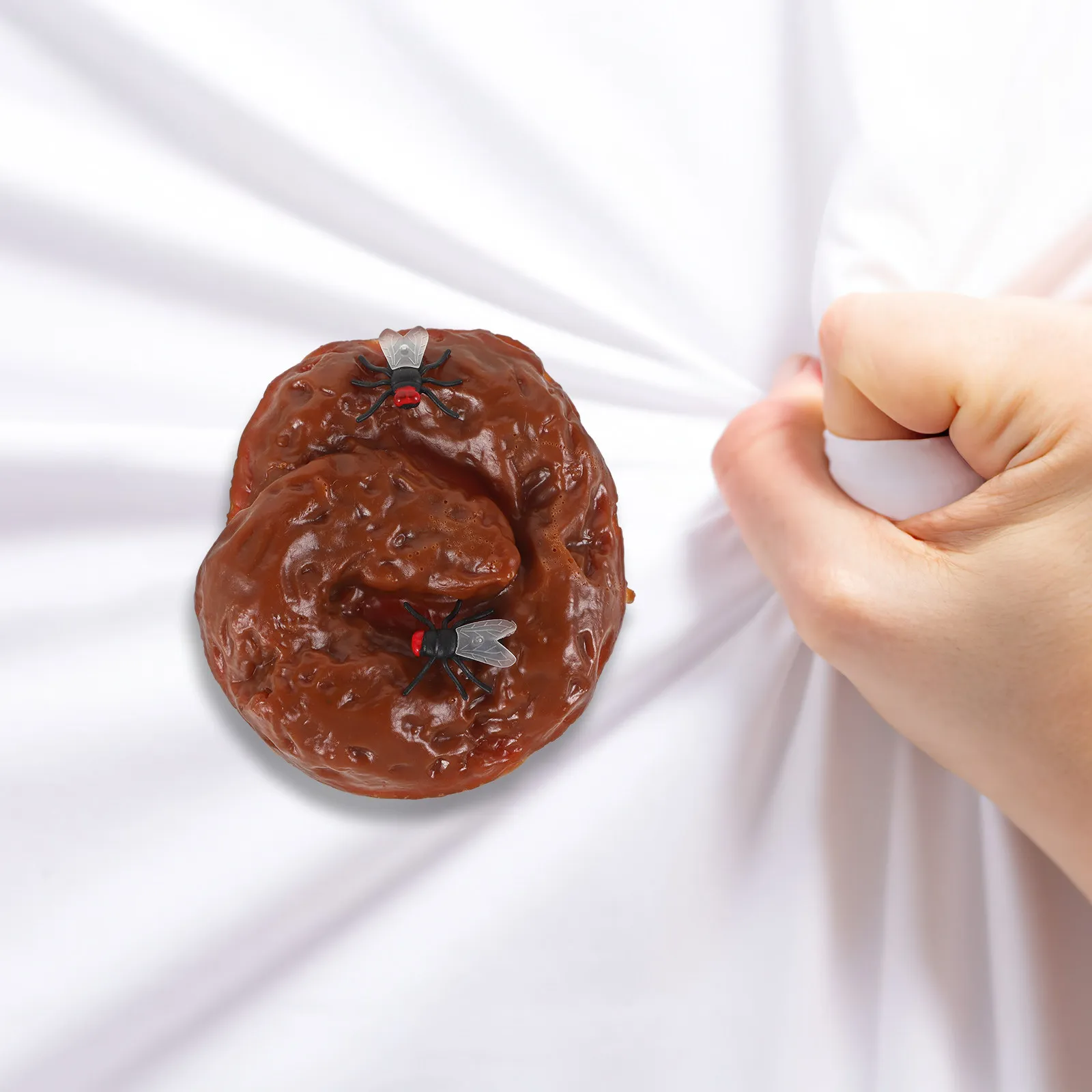 1 set Imitation Poop Realistic Fake Poop Props For Prank Party Decorations Halloween Jokes Kids Playthings Reusable Tpr Pvc