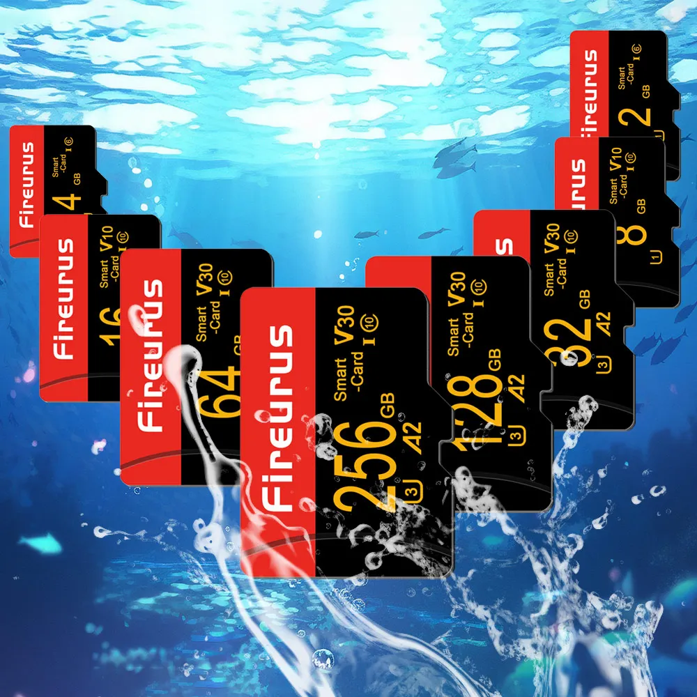 High Speed C10 U3 Memory Card 32GB 64GB V30 Micro TF SD Card 64GB 128GB 256GB 512GB TF Card For Camera Surveillance Devices