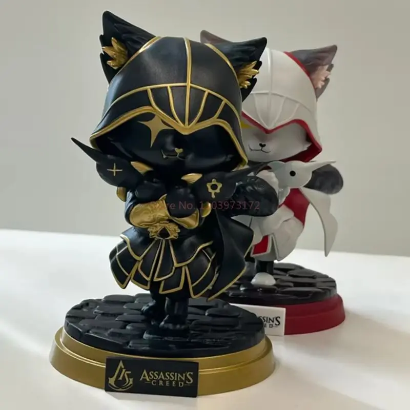 Assassin S Creed Blind Box Assassin Meow Seriestoys Mystery Dolls Śliczna figurka Dekoracja pokoju Prezent świąteczny Zabawki