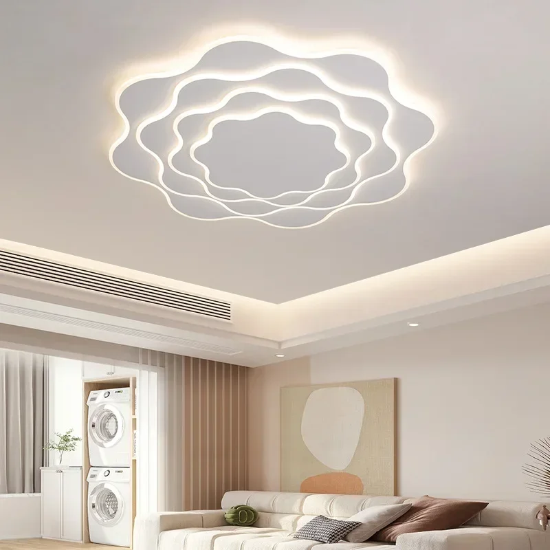 Modern LED Ceiling Light for Living Room Dining Room Bedroom Hall Creative Acrylic Chandelier Dimmable Lighting Fixture Luster