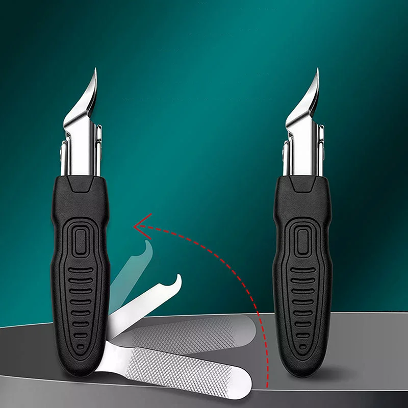 Tagliaunghie antispruzzo 3 in 1 Tagliaunghie per unghie incarnite multi-stile Pinze diagonali Tagliaunghie per uso domestico Strumento per manicure