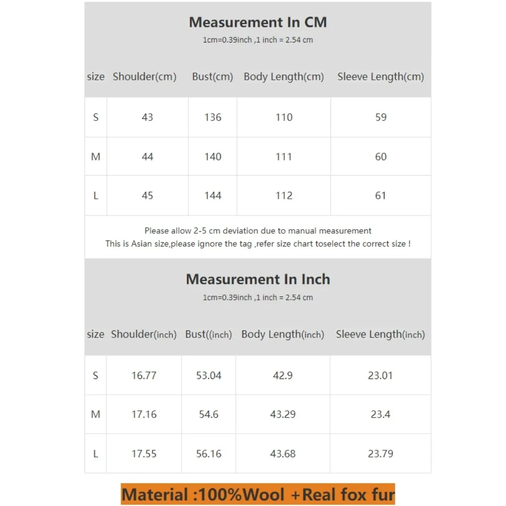 2024 Autumn Winter New Bathrobe Double-sided Cashmere Coat Women Fox Fur Cuffs Long Woolen Coat Real Fox Fur Jacket Female