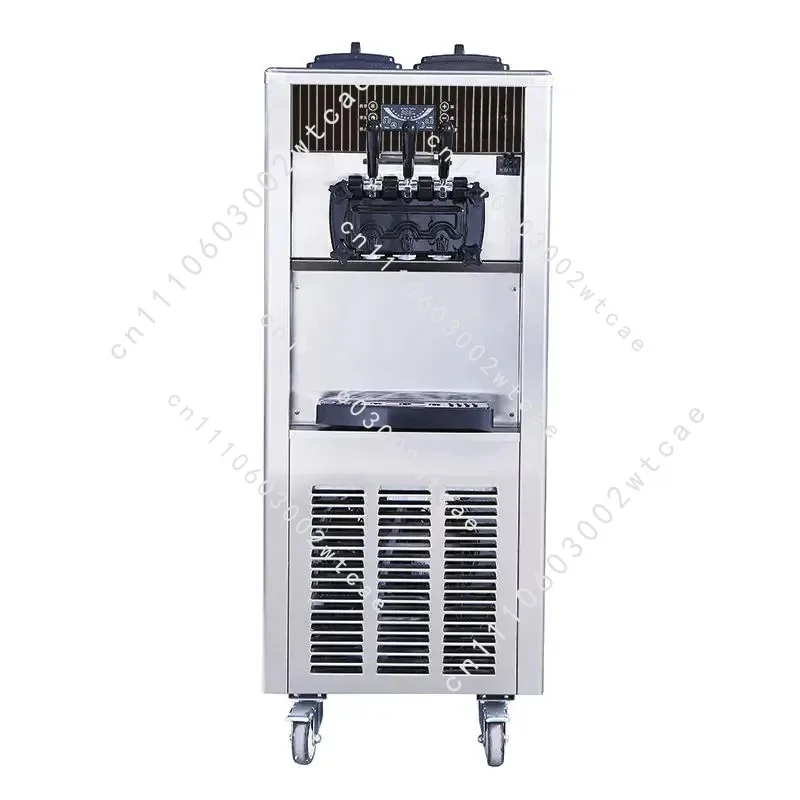 Commercial Ice Cream Machine Automatic 2200W 20-28L/5.3-7.4Gallon Per Hour Soft & Hard Serve Ice Cream Maker With LCD Display