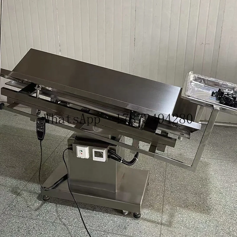 Professional Supplier DMVT02 Electric Animal Operating Veterinary Stainless Steel Bed
