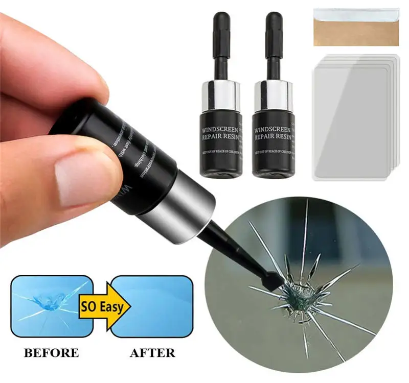 

DIY Car Windshield Cracked Repair Tool Upgrade Auto Glass Repair Fluid Car Window Repair