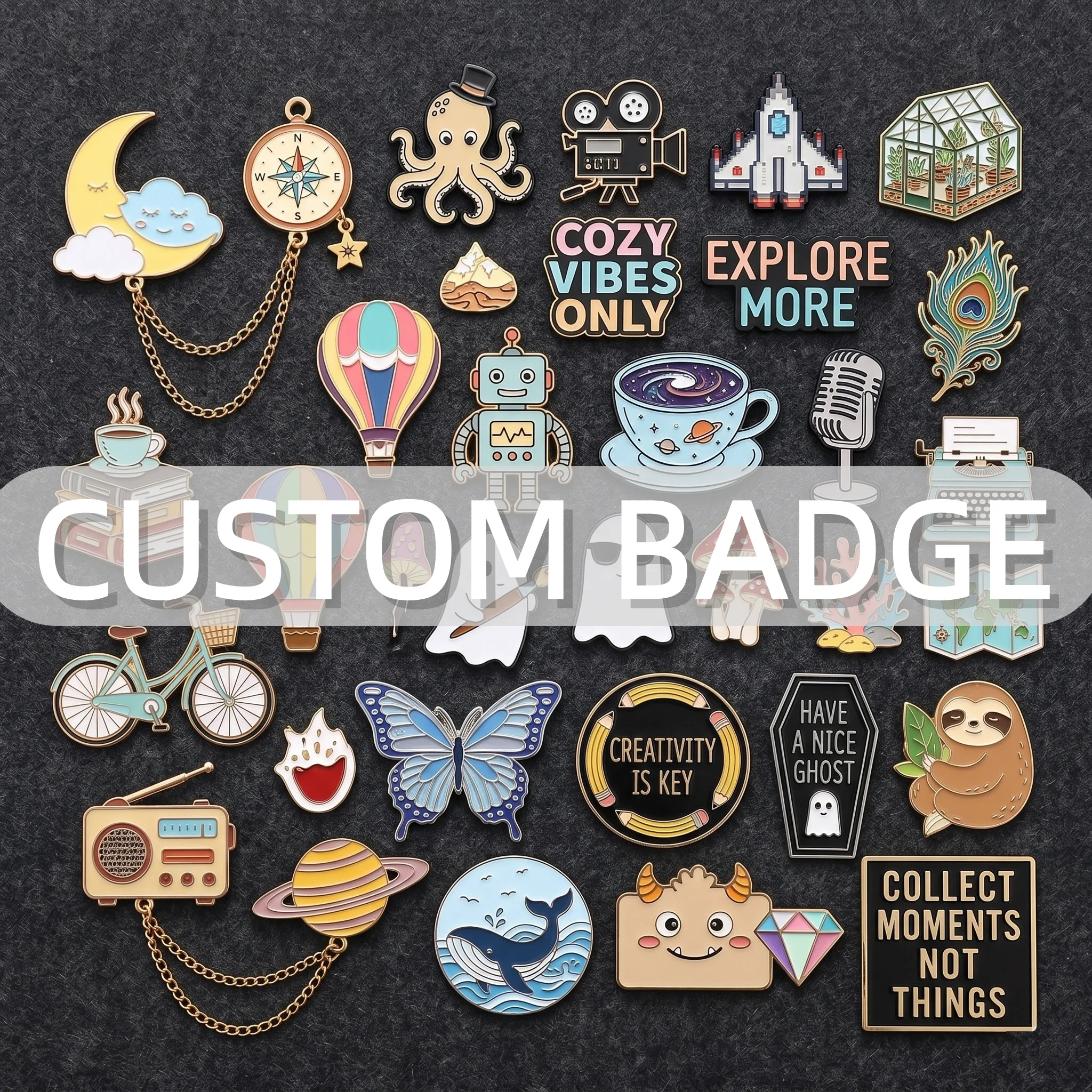 Lapel Pin Manufacturer Badge Metal Craft Wholesale Brooch Custom Logo Enamel Pins Soft Hard Enamel Pins Custom