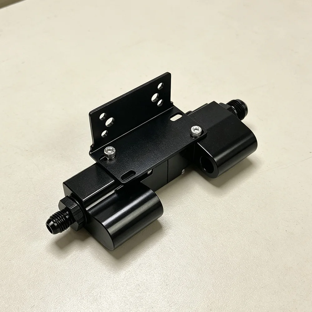 For Flex Fuel Sensor Module for E85 Ethanol Monitoring 6AN 8AN Ports 6061 Aluminum for VDO for aem 13577429 13577379