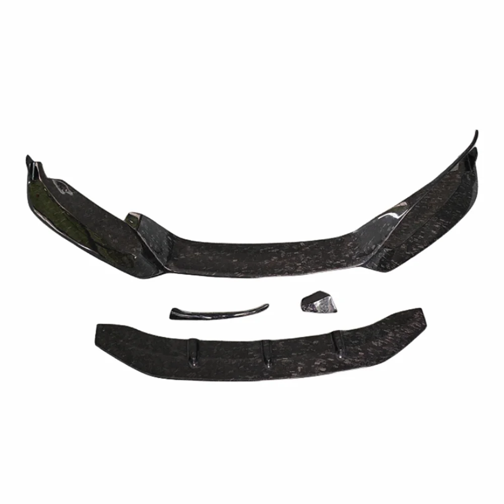 

True Carbon Fiber Forged Front Bumper Lip Spoiler Body Kit EB Style for BMW I8 Forged Front Spoiler Body Parts