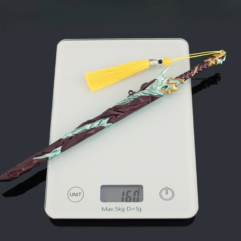 30cm11.81in Naraka: Bladepoint Emperor's Star แนวนอนดาบ Sheath โลหะเกมรุ่นอุปกรณ์ต่อพ่วงคอสเพลย์อาวุธ Props ของเล่น