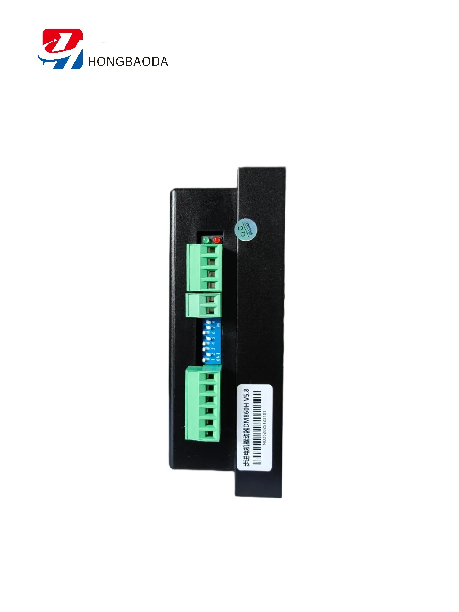 HONGBAODA DM860H Digital Stepper Driver NEMA 34, 32-Bit DSP Anti-Resonance, AC/DC Dual Input (24-110V), CNC Motion Controller