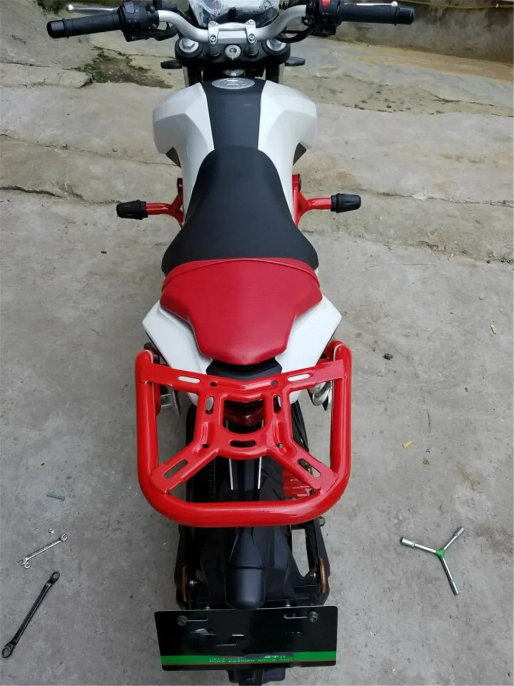 Moto BJ125-3E TNT125 Rack Scatola Posteriore Baule Portapacchi Per Benelli BJ 125-3E TNT 125