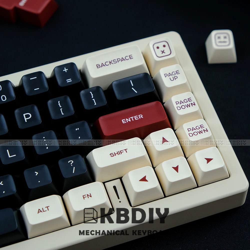 KBDiy-teclas Rome SA Profile PBT personalizadas para juego de teclado mecánico, teclas ISO 160, doble disparo para GMK67 61/68/71/84/87