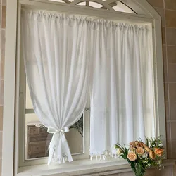 Korean style window screens are opaque and perforated-free. hook and loop curtains, bay windows, balcony floor-to-ceiling window