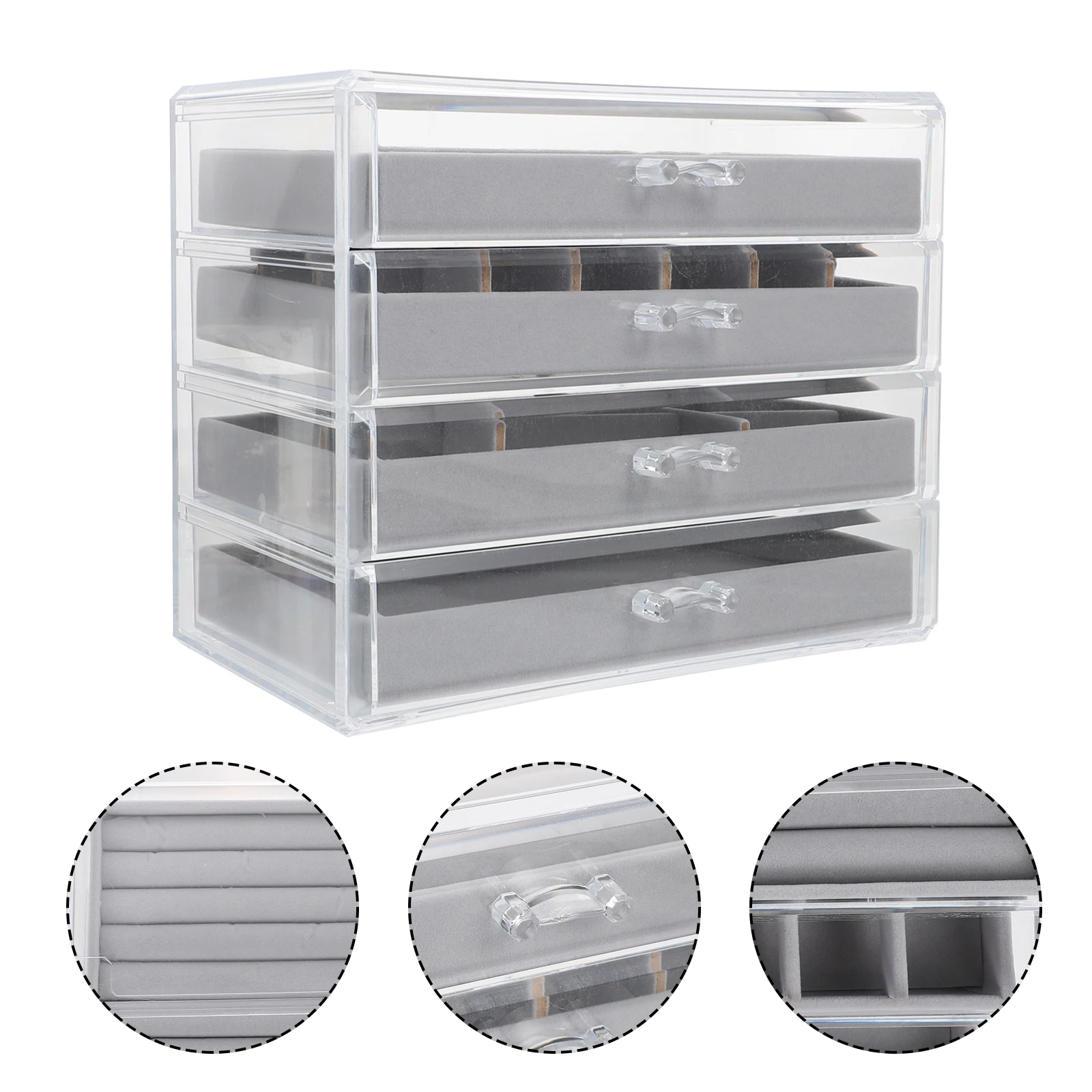 

1pc Multi-layer Storage Box Compact Size Smooth Edge Long-lasting Material Perfect for Bathroom Living Room Cosmetics