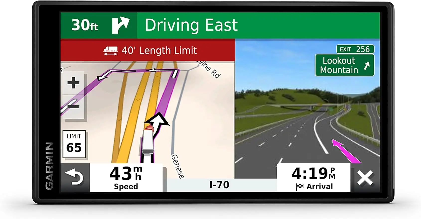 

Garmin Dezl OTR500, 5.5-inch GPS Truck Navigator, Custom Truck Routing and Load-to-Dock Guidance, 010-02603-00