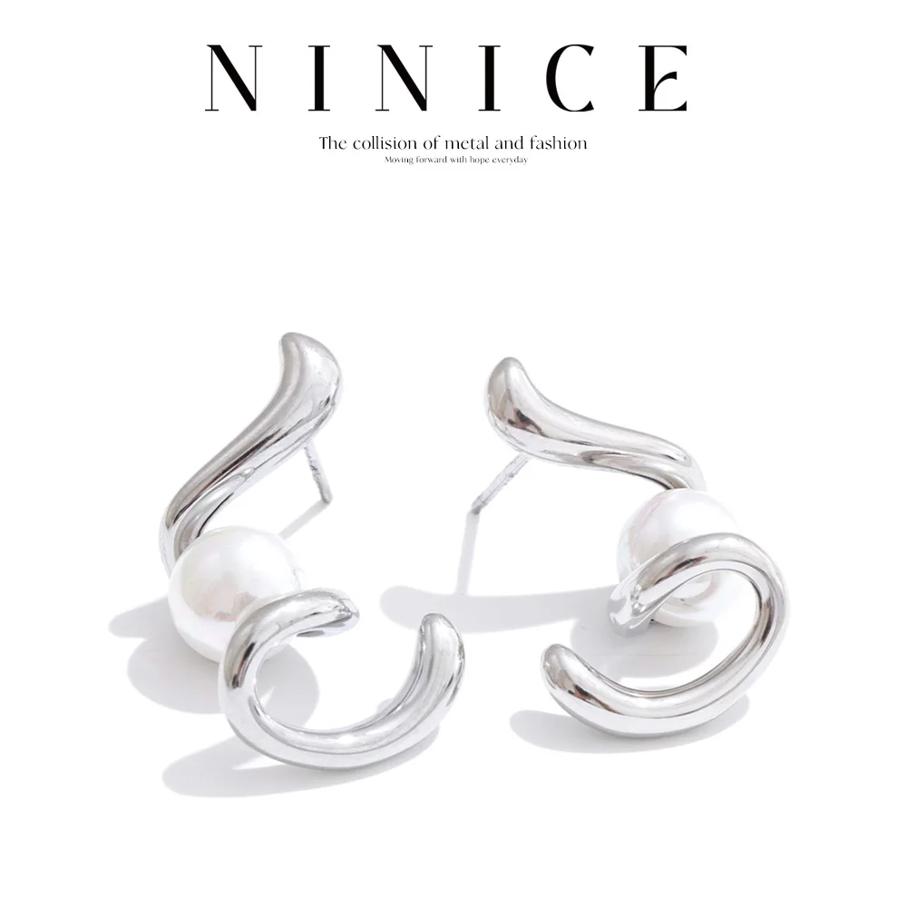 NiNice Women's Earrings Choice Jewelry Unique Design Imitation Pearl Pendant Personalized Gift New Wholesale