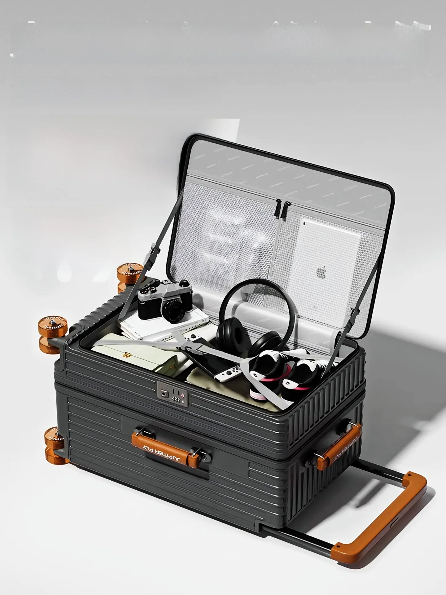 

Расширяемый глубокий грузовой дорожный чемодан с боковым отверстием, большая ручная сумка Capaci для мужчин и женщин с паролем Lo