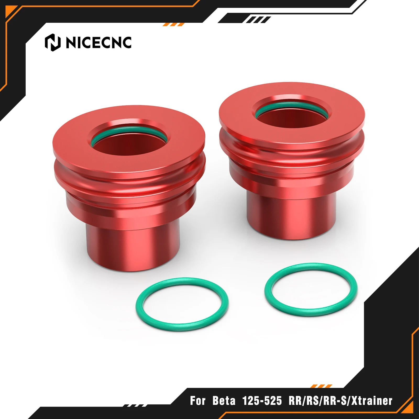 NICECNC For Beta Xtrainer 300 X-trainer 250 2015-2024 RR 300 RR250 RR125 RR350 RR390 2013-2024 Rear Wheel Spacers Hub Collars