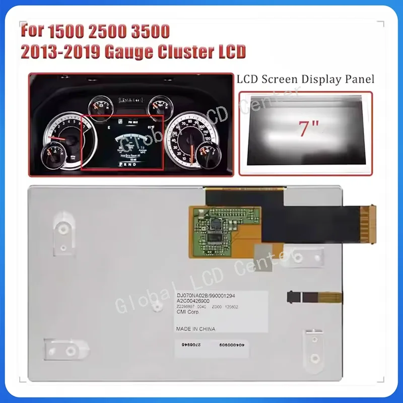 

Оригинальный 7-дюймовый P68242852AD P56045644AF DJ070NA02B ЖК-экран для Dodge Ram 1500 2500 3500 2500HD 2013-2019
