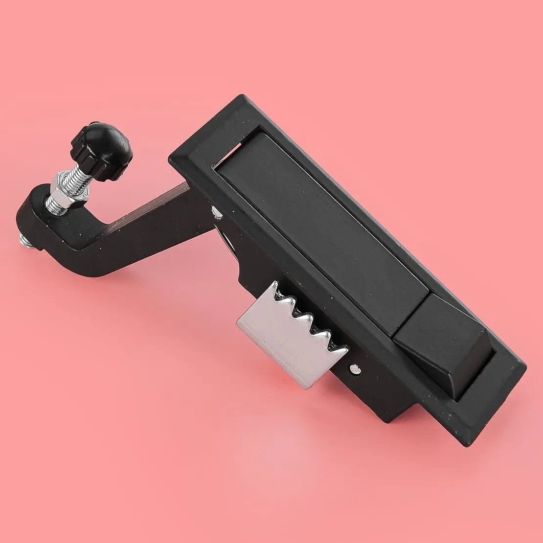 39133954 Black Zinc Alloy Flat Push Type Door Latch Bounce Lock fit for Ingersoll Rand Air Compressors Distribution Cabinet