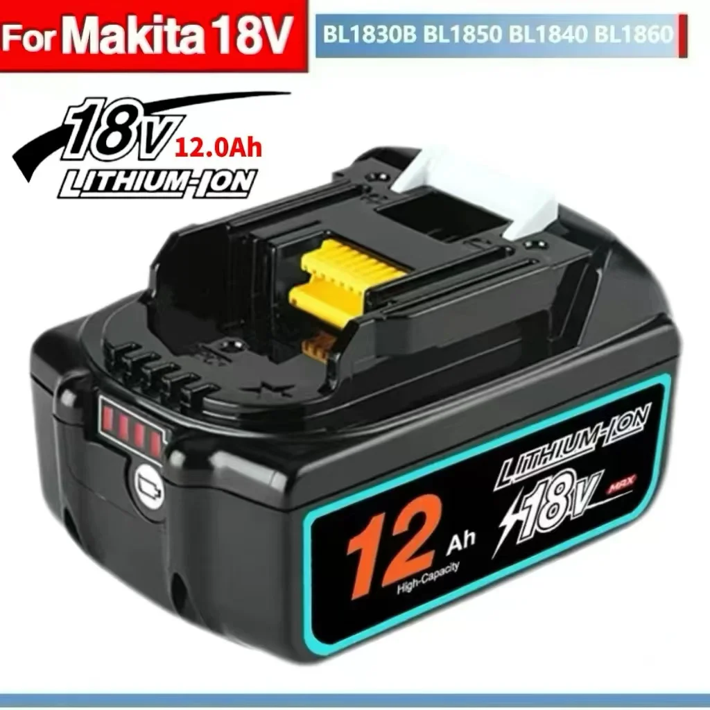 

Upgraded high capacity rechargeable lithium iron phosphate battery For Makita 18v 12Ah electric tool Perfect compatibility