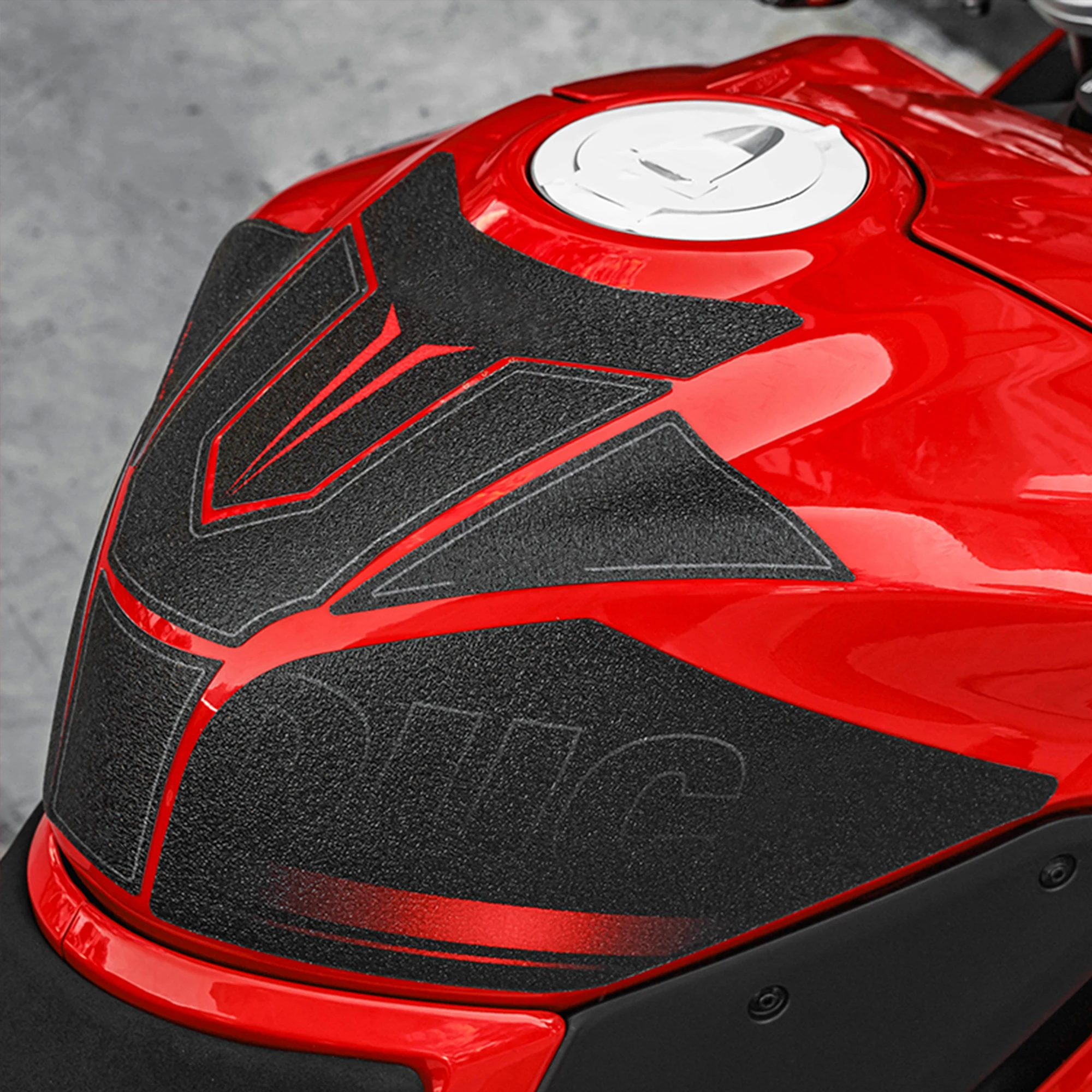 Compatible with 2025 DUCATI Panigale V2S Motorcycle Fuel Tank Pad Anti‑Slip Sticker Protective Decal Modification Accessories