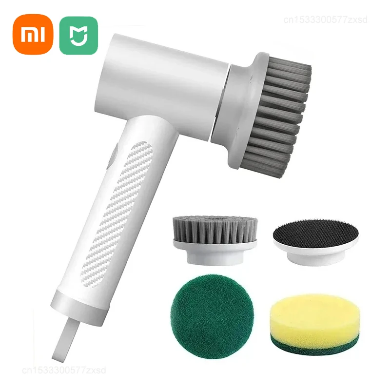 Xiaomi Xiaoda Wireless Electric Cleaning Brush Kitchen Dishwashing Brush Bathtub Tile Professional Cleaning Brush Labor Saving