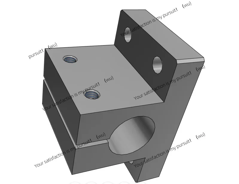 Optical axis rhombus horizontal fixed support  SHF8 thickened mounting bracket thickened optical axis support seat 4 mounting