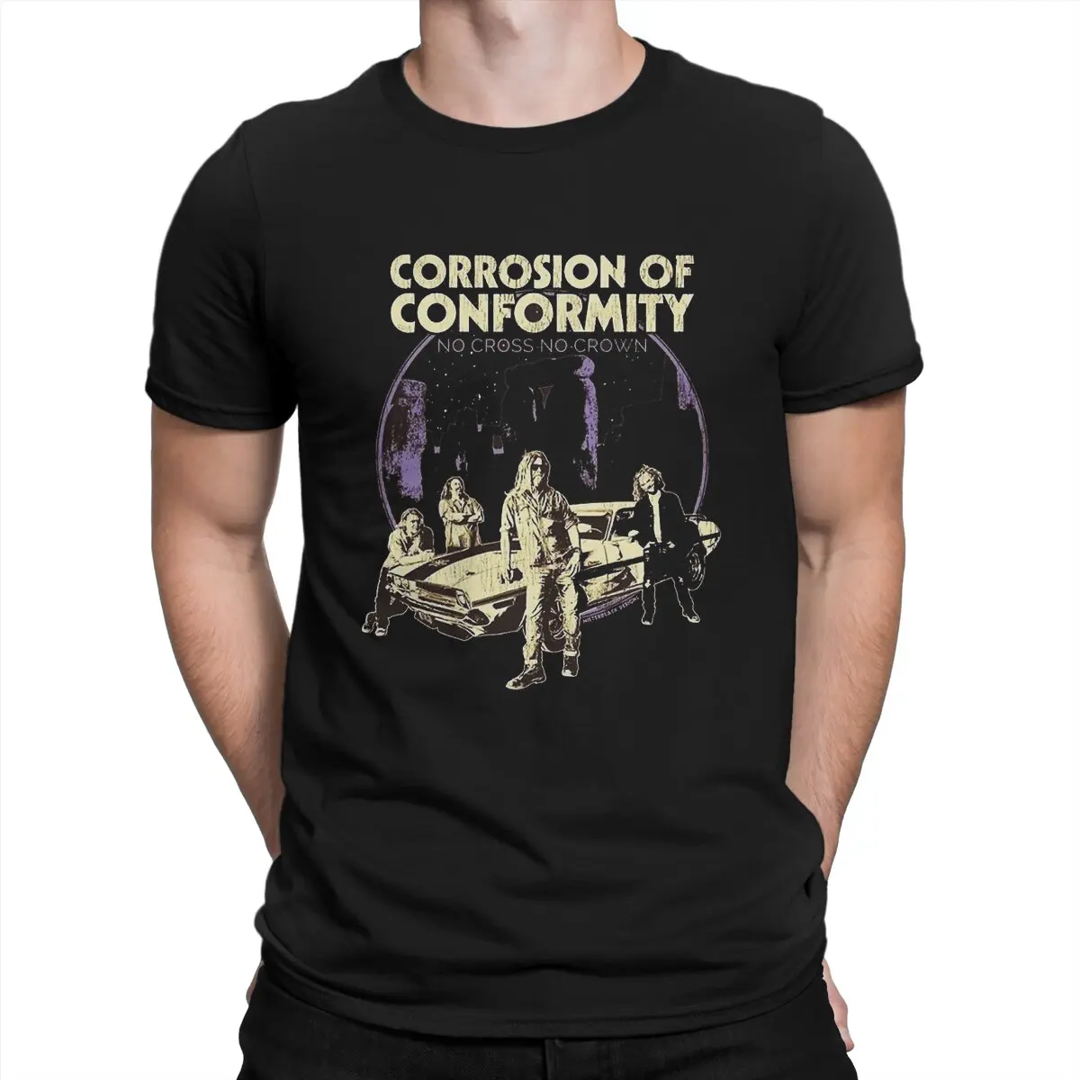 Men's Heavy Metal Band T Shirt Corrosion Of Conformity 100% Cotton Tops Amazing Short Sleeve Crewneck Tee Shirt Gift Idea TShirt