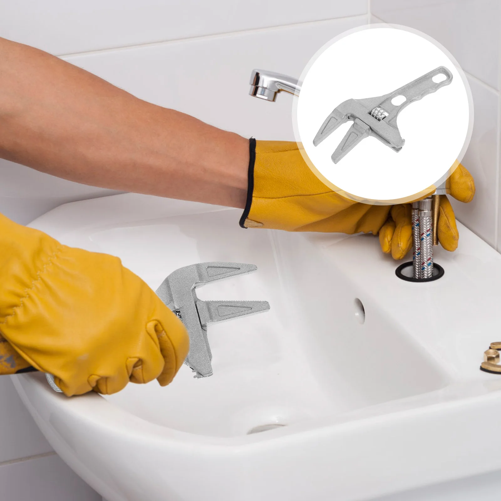 

Plumbing Wrench Adjustable Universal Labor-saving Installation Maintenance Tools For Water Pipes Bathrooms Hardware