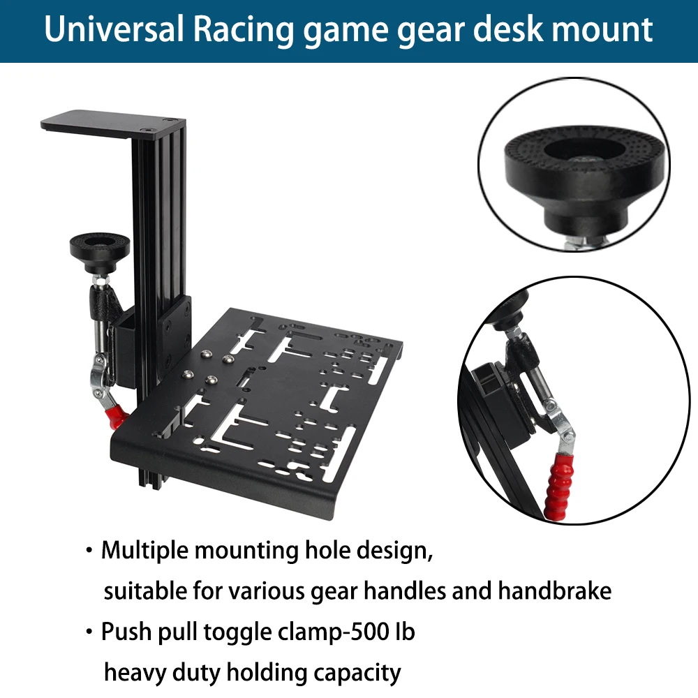 Universal Desk Mount For Racing Sim Shifter & Handbrake For Logitech G Driving Force Shifter Thrustmaster TH8A/TSS USB Handbrake