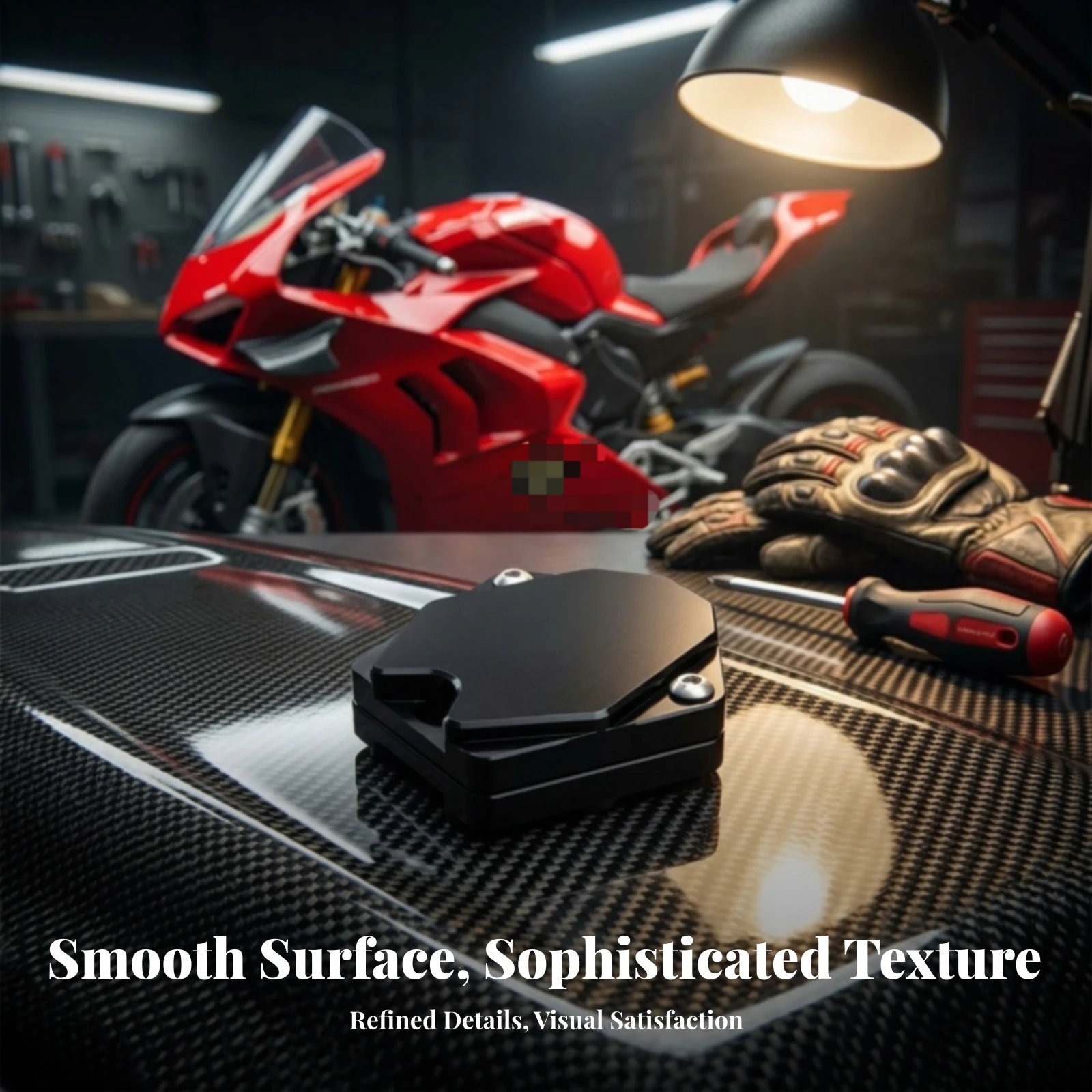 Motorbike Keychain Case Vehicle Accessory Faceted Design Scratch Resistant Lightweight Octagonal Key Shell Motorcycle Key Shell