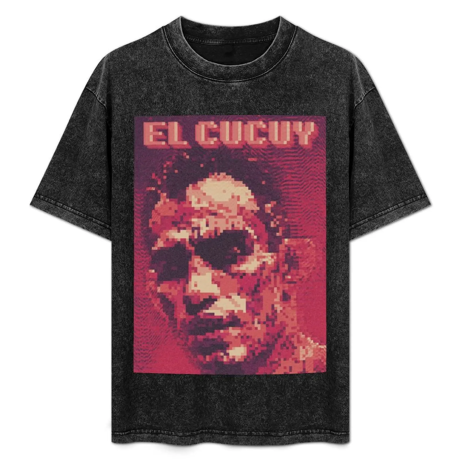 

Tony Ferguson El Cucuy retro 80s MMA illustration T-Shirt Summer Casual Loose T-Shirt