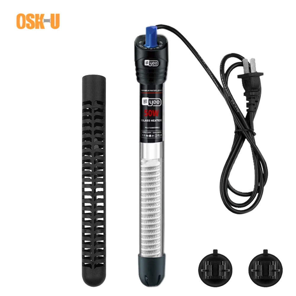 Aquatic tank aquarium heating rod explosion-proof Aquarium heating  automatic constant temperature heater