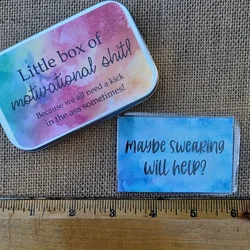 20Zhang/Box Inspirational Quotations Interesting Positive Encouragement Card,Small Business Supplies,Thank You,Birthday Gift,Unu