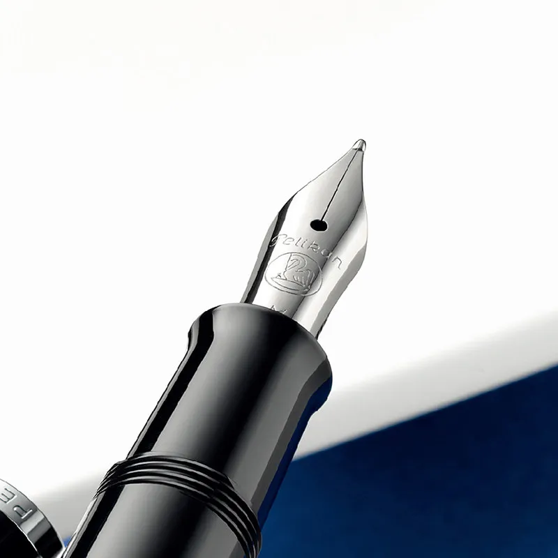 New Pelikan Tip Classic Traditional M200/M205 14K Fountain Pen Pen Pen Tip EF/F/M/B Rotation Replacement Genuine Made in Germany