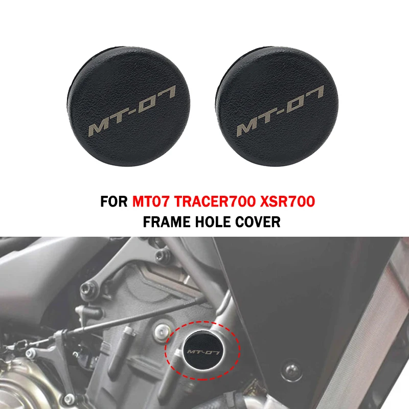 Motorcycle Frame Hole Cover Caps Plug Frame Cap For Yamaha MT07 Tracer700 XSR700 MT 07 Tracer 700 XSR 700 2013-2021 2019 2020