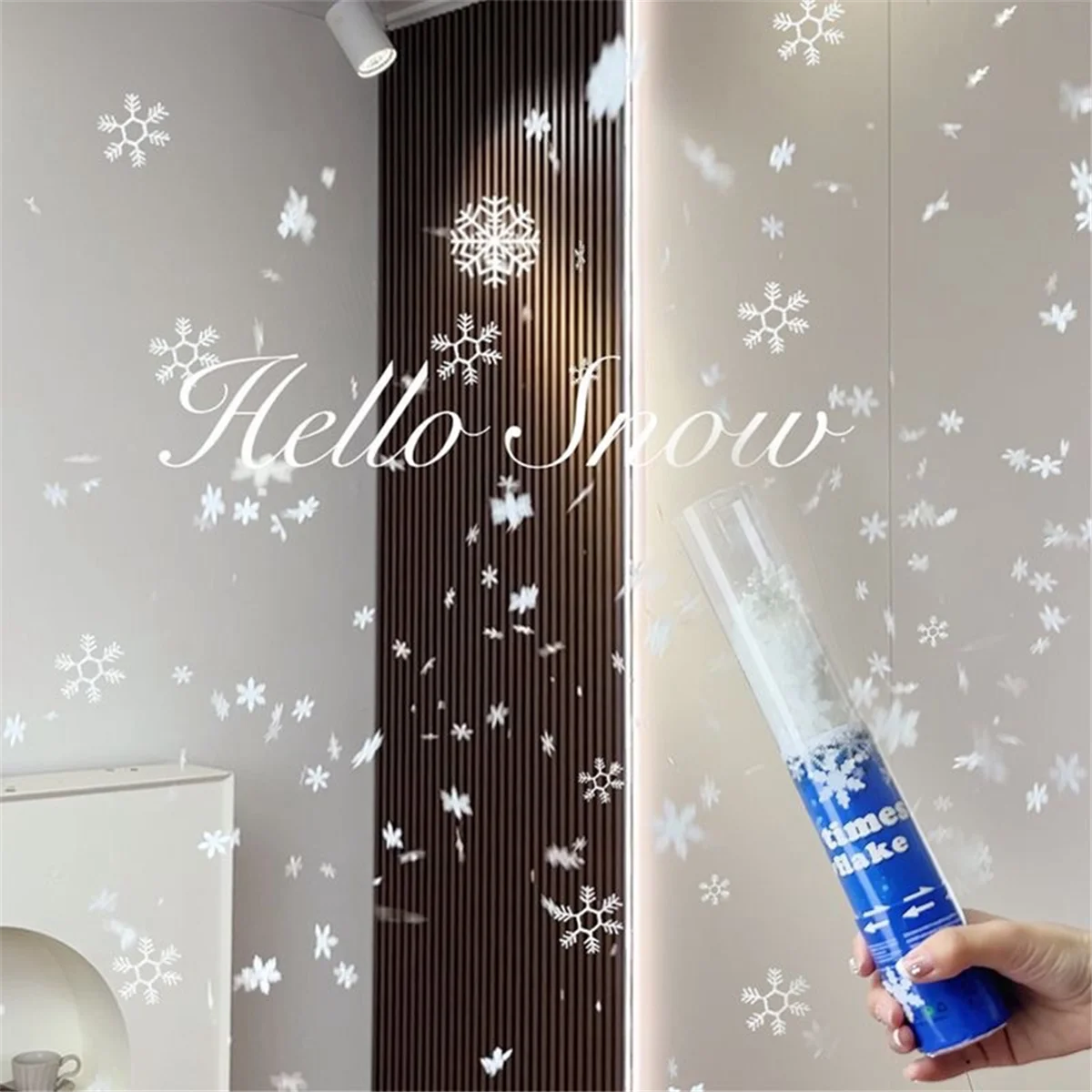 ATYP ندفة الثلج الدعائم جو الديكور ندفة الثلج السنة الجديدة موضوع الدعائم التصوير الديكور