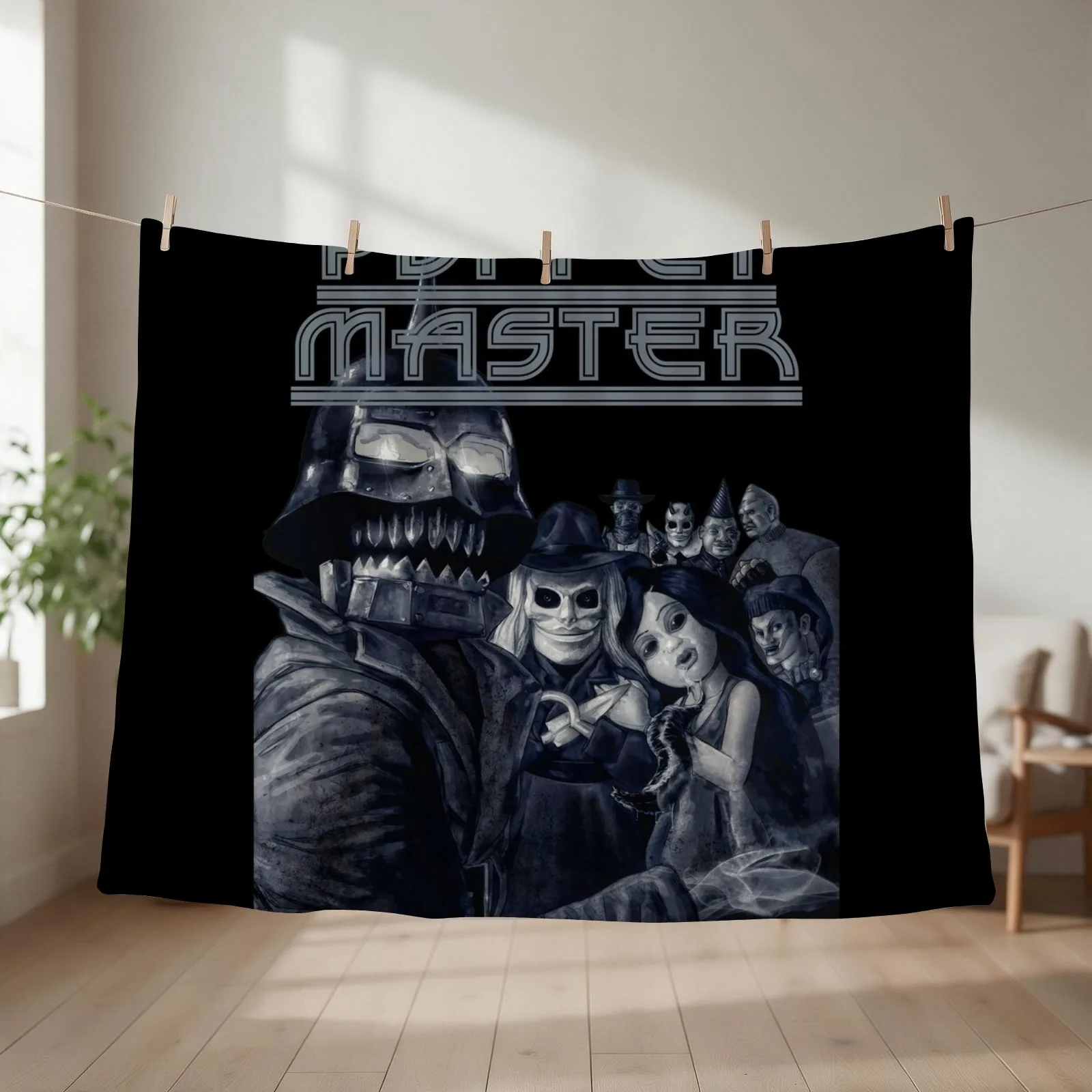 Puppet Master Throw Blanket couch cozy soft plush fuzzy picnic outdoor blanket