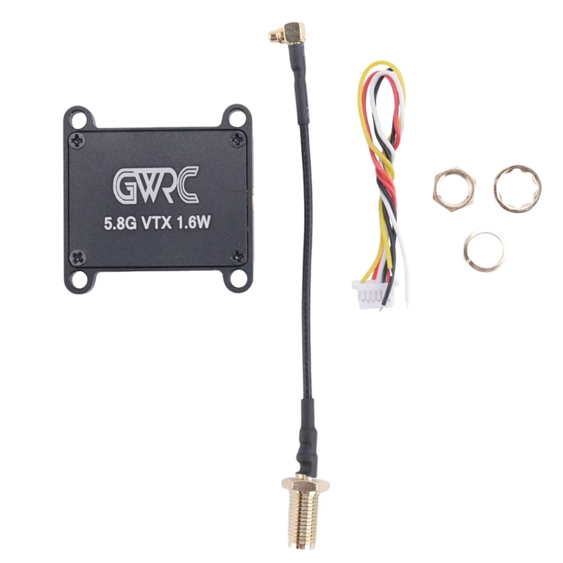 

WOWFU-5.8G 1,6 Вт FPV VTX 25 МВт/400 МВт/800 МВт/1600 МВт аудио-видео передатчик для гоночного дрона FPV дальнего действия