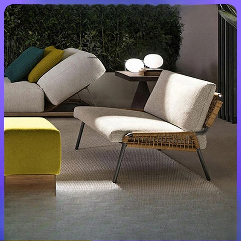

Customizabl leisure rattan chair sofa three-piece set