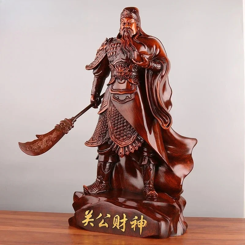 1pc Resin Chinese Style Ornaments Attract Wealth Pray for Auspiciousness Living Room Xuanguan Store Front Desk Housewarming Gift