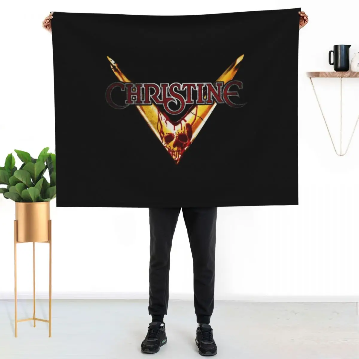 Halloween Christine Throw Blanket Luxury St Luxury Brand For Decorative Sofa Picnic Sofa Throw sofa bed Blankets