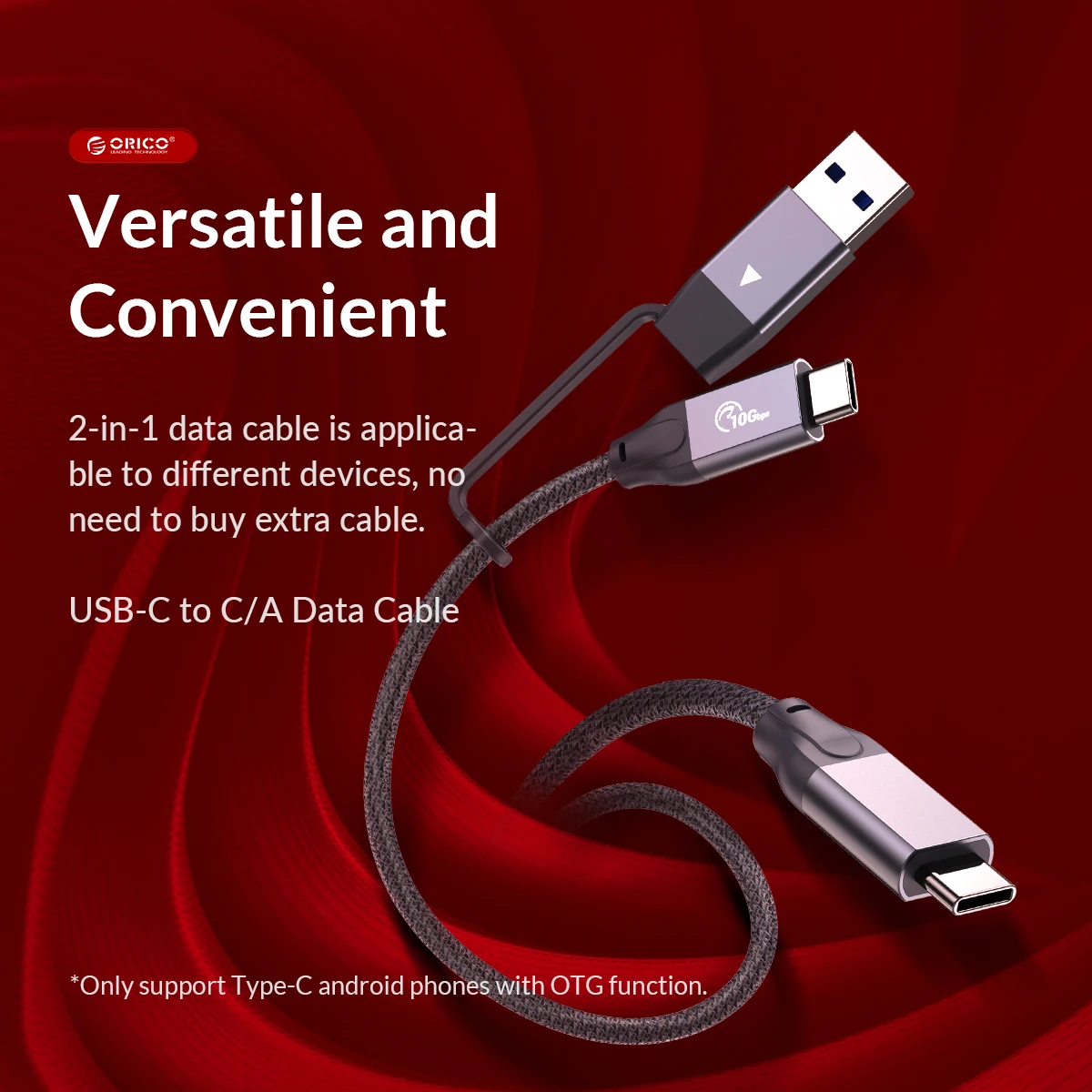 Unidad de estado sólido externa ORICO 1TB USB 3,2 Gen2 tipo C GEN2 SSD portátil 940MB/S PSSD para ordenador portátil trabajo de negocios al aire libre