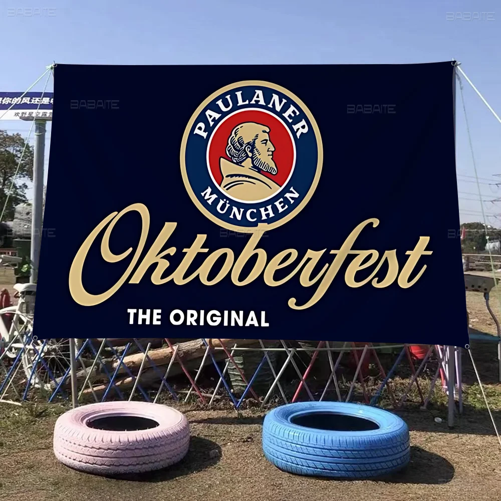 لافتة ديكور داخلي للديكور الداخلي من German Beer Paulaners ريترو متعددة الاختيارات