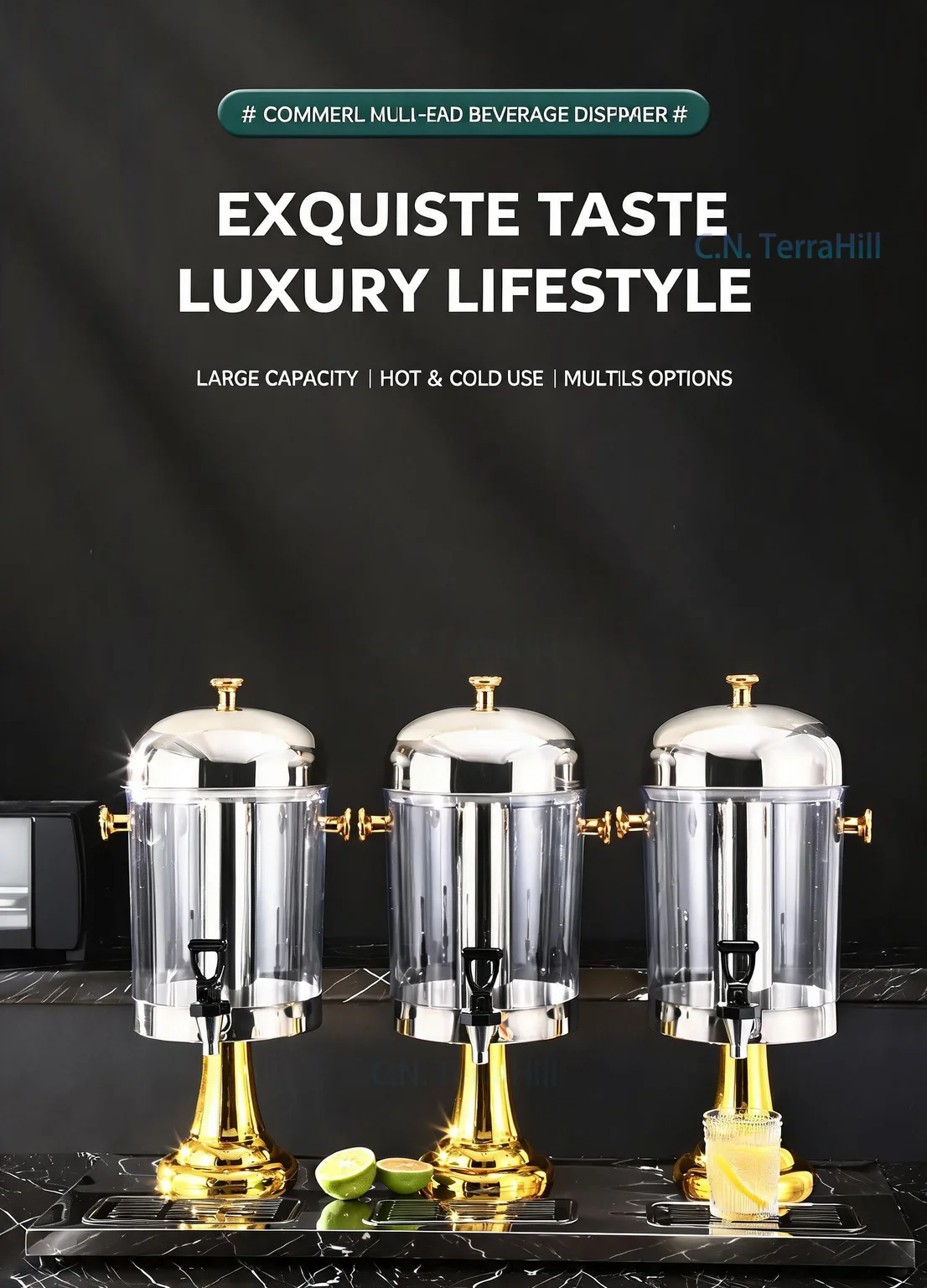 Large Capacity Juice Dispenser - огляд і ціна Coffee Tea Urn