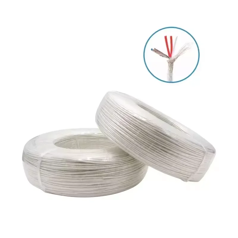 1M/5M Sq.0.15~0.5mm Transparent Silver Plated OFC PTFE Shielded Wire 2 3 4 6 cores Hifi Audio Amplifier Speaker Headphone Cable